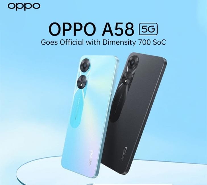 OPPO A58 Price in Pakistan